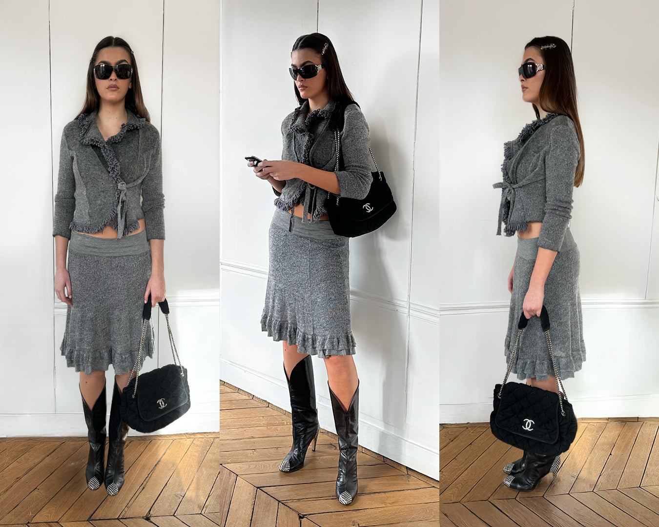 Ensemble laine et mohair